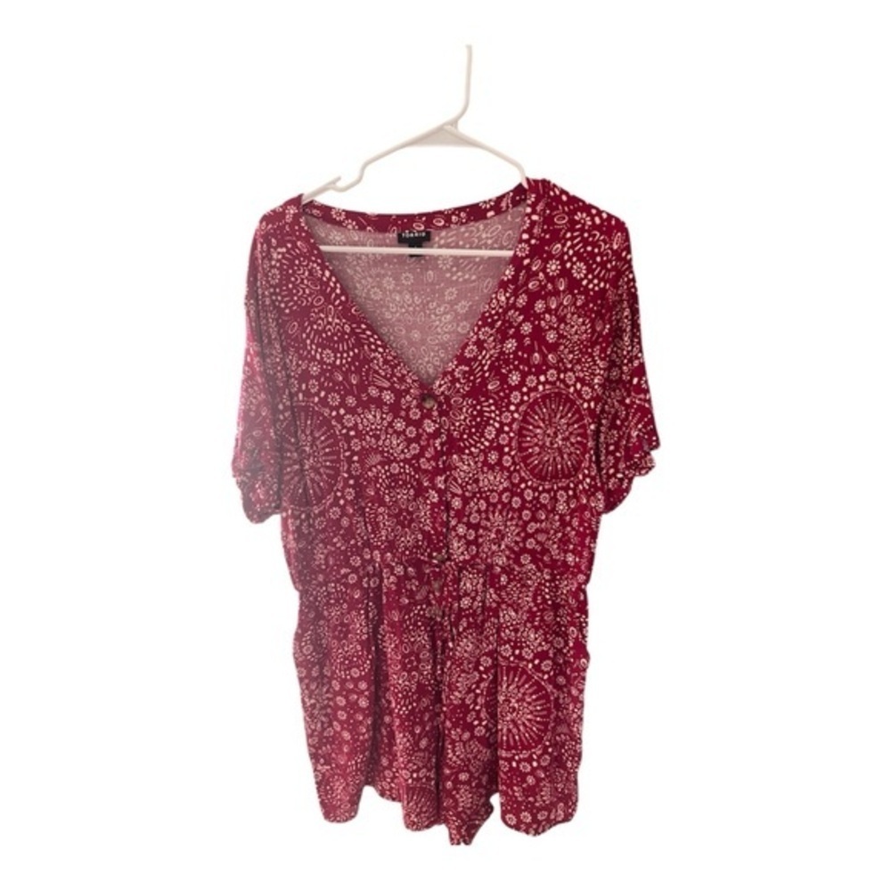Torrid Women's Red Patterned jumper